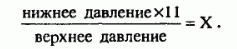 Правильное соотношение давлений