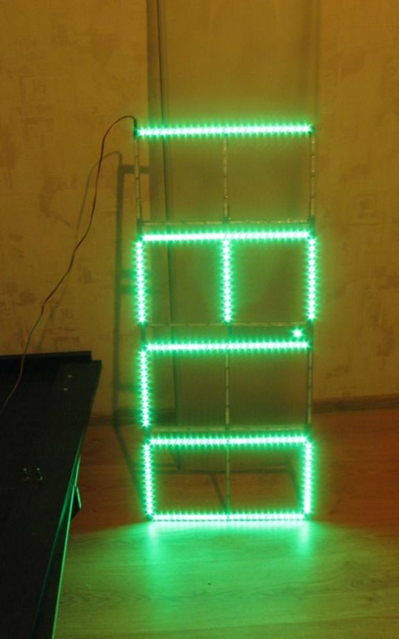 Большие часы с GPS PPS синхронизацией