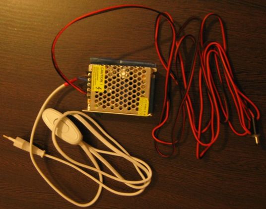 Большие часы с GPS PPS синхронизацией - блок питания